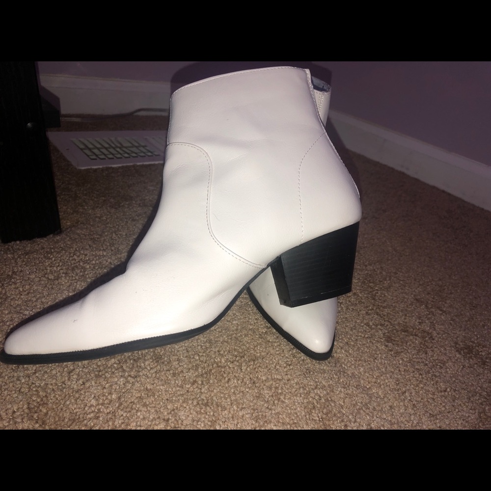White Dress Booties